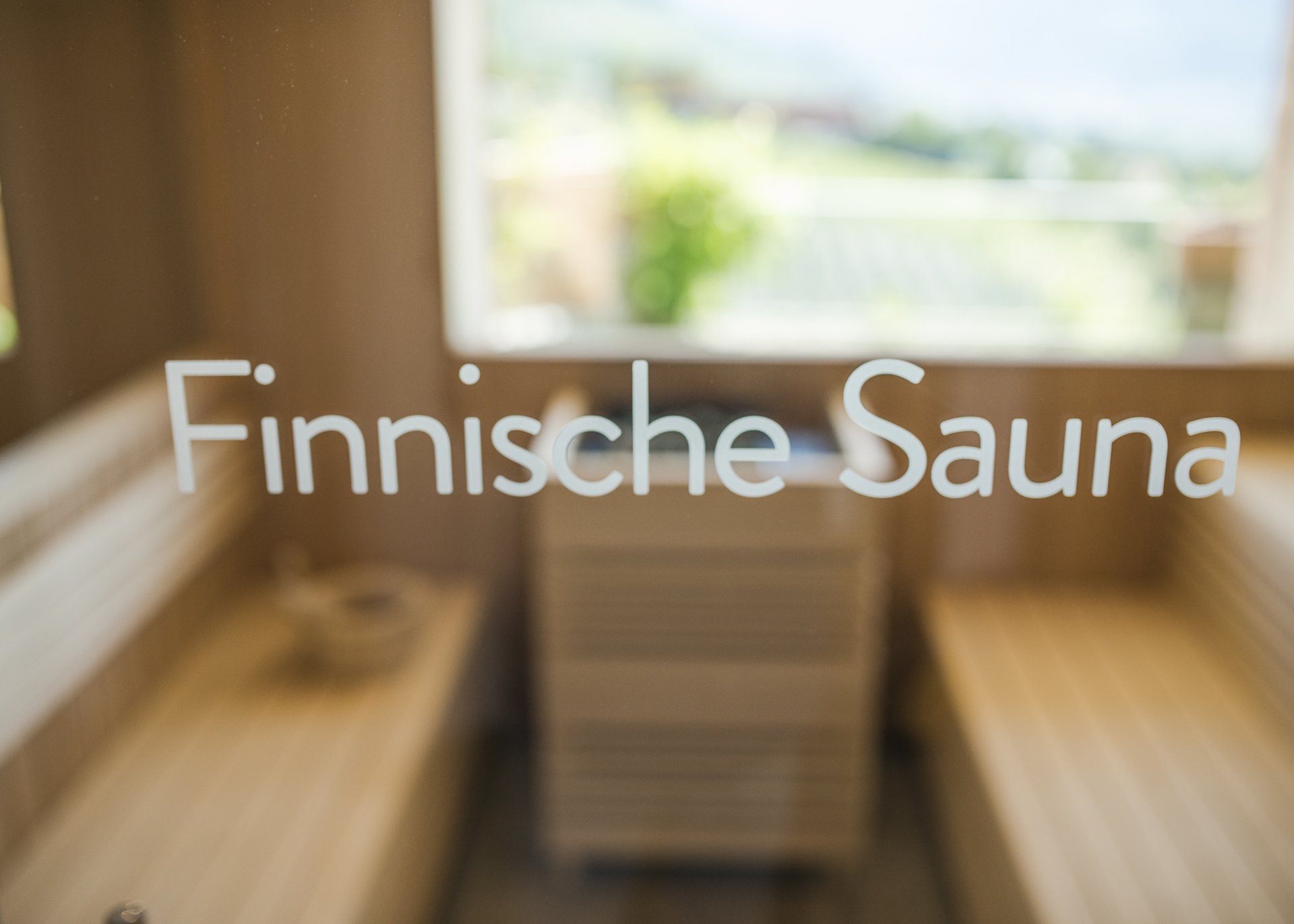 The saunas at the Boutique Hotel Eschenlohe